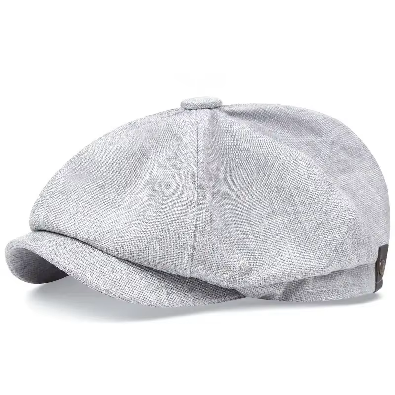 Chapeau décontracté pour homme style Peaky Blinders, Béret rétro printemps-automne, Chapeaux décontractés unisexes, Casquette octogonale sauvage, Chapeau de newsboy anglais pour fille
