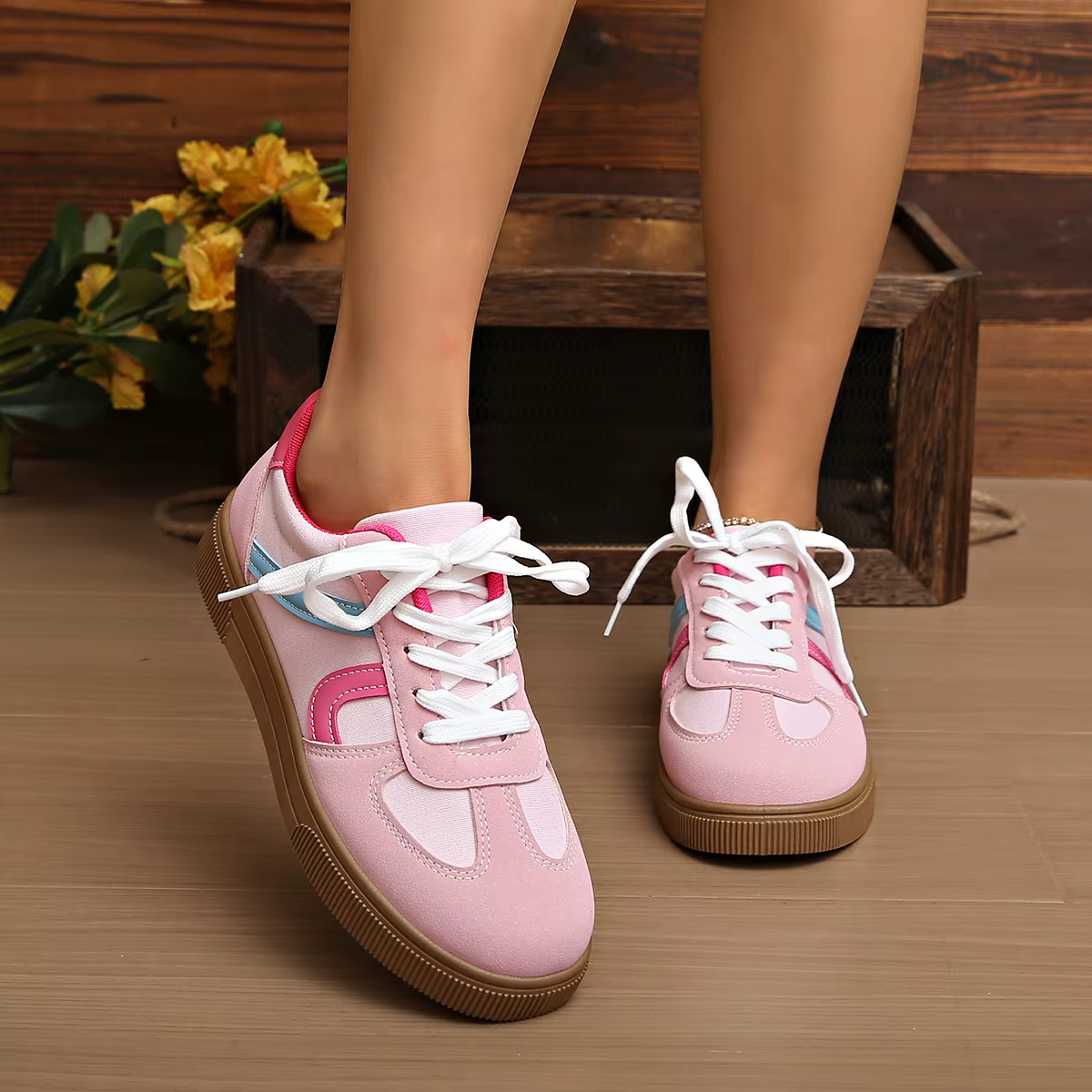 Chaussures de sport plates pour femmes