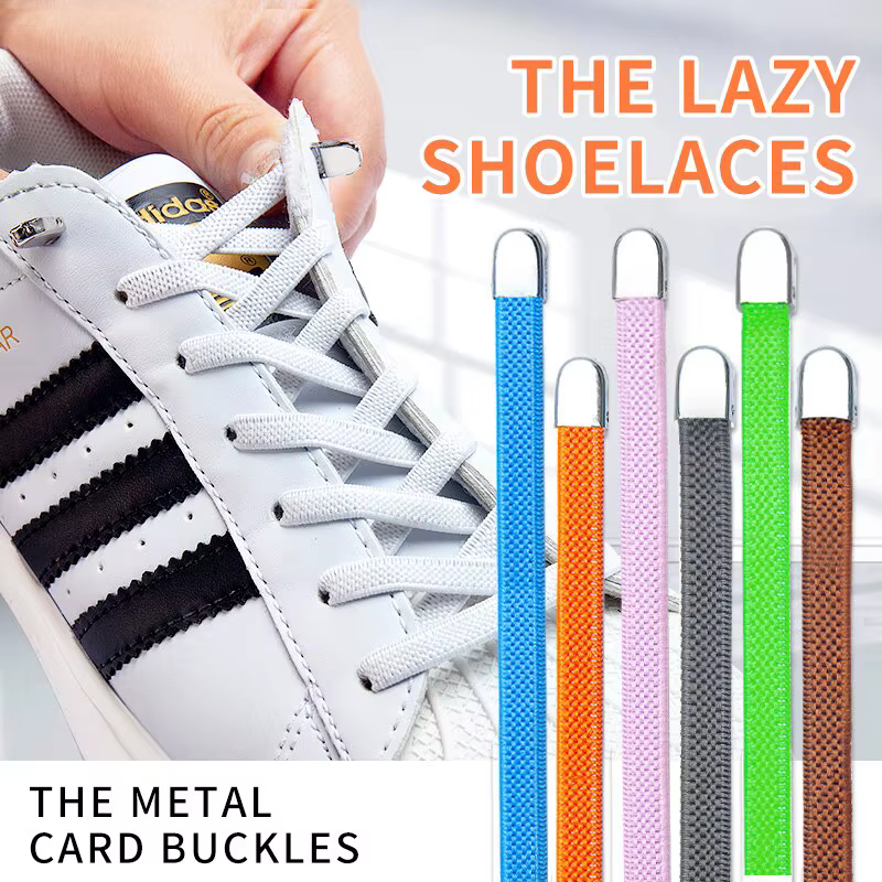 Lacets de chaussures élastiques pour enfants et adultes
