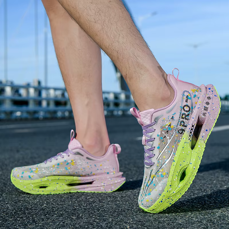 2025 nouvelles baskets pour hommes nuit fluorescente 3.0 plaque de carbone amorti chaussures de course