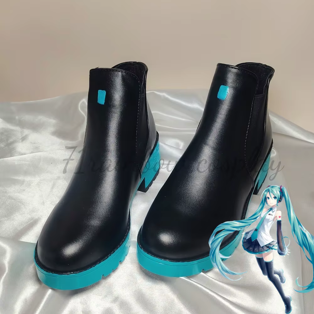 Mikuu chaussures Anime Mikku JK formule Cosplay