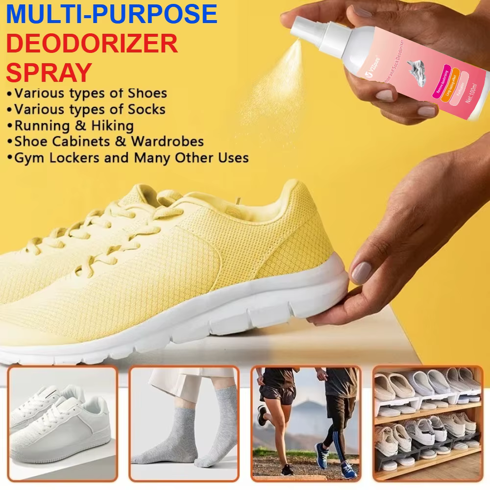 Spray Désodorisant Parfumé pour Chaussures et Chaussettes