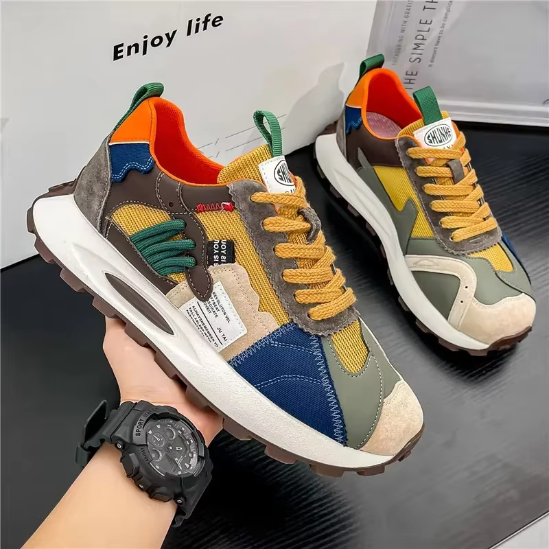 Chaussures de course décontractées pour hommes à la mode 2025 nouvelle qualité baskets