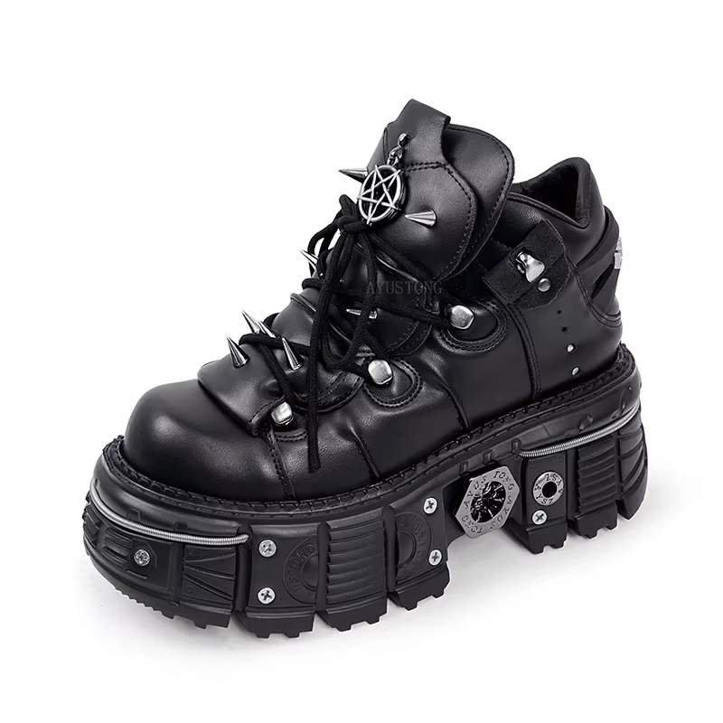 Bottines gothiques rock