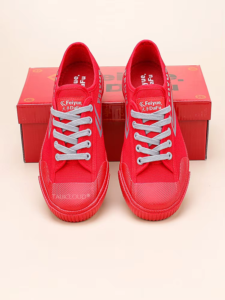 Chaussures de skate décontractées rouges pour hommes
