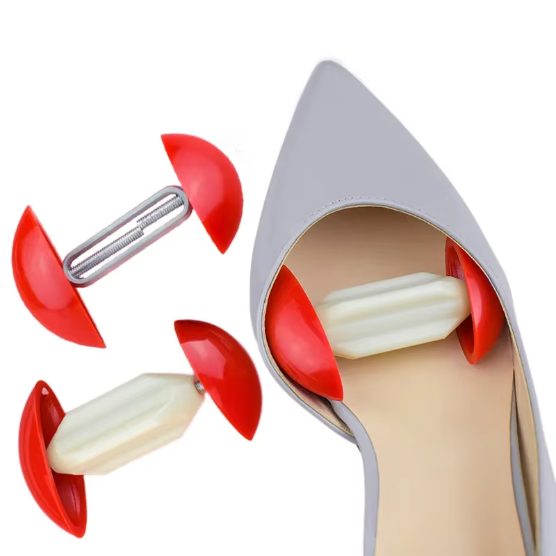 4 ou 6 pièces - Mini-écarteurs de chaussures antidérapants réglables pour hommes et femmes - Rouge - Embauchoirs