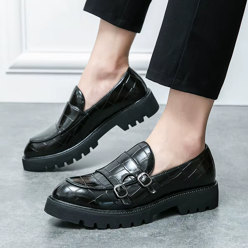 Mocassins à plateforme pour hommes