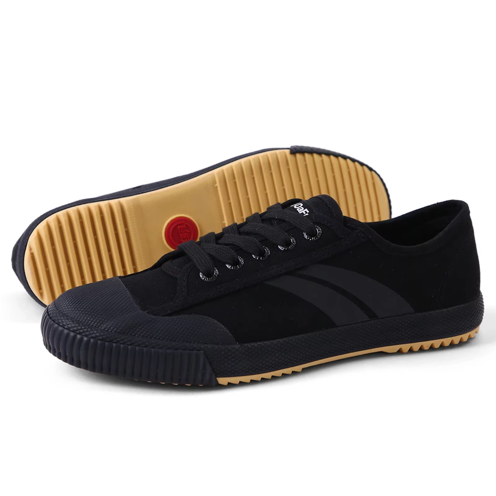 DaFu Shoes Baskets classiques améliorées Arts martiaux All Black Shoes