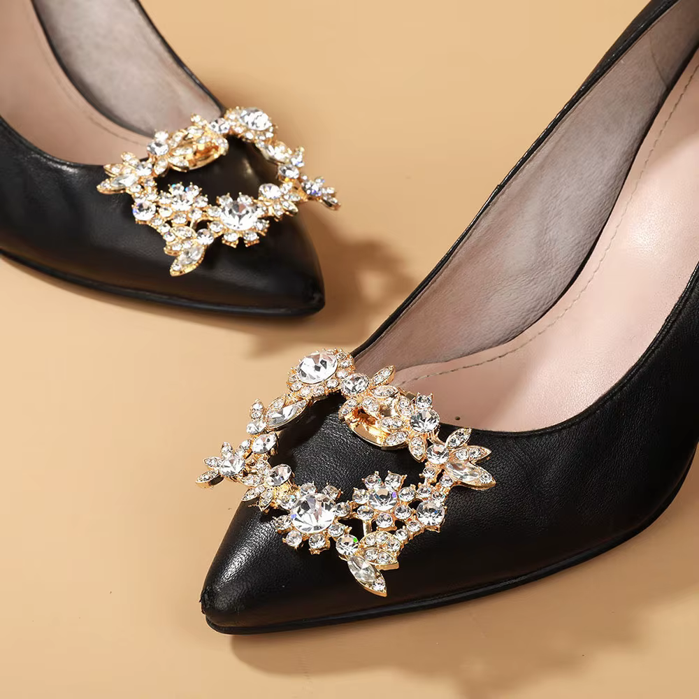 Pinces à Chaussures en Strass pour Mariage