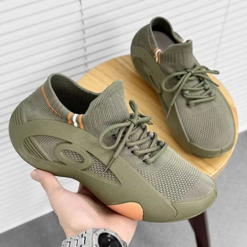 Chaussures de sport respirantes en maille pour hommes