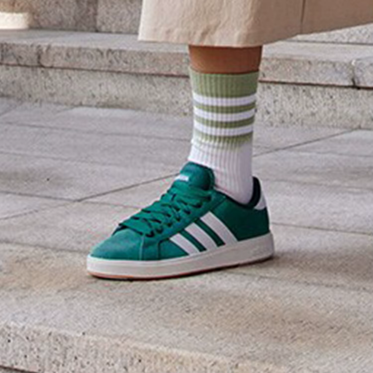 Adidas véritable Grand Court unisexe bas baskets durables IH6187