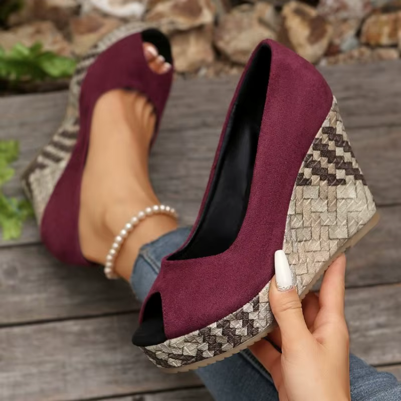LIHUAMAO – chaussures à talons hauts en daim pour femmes