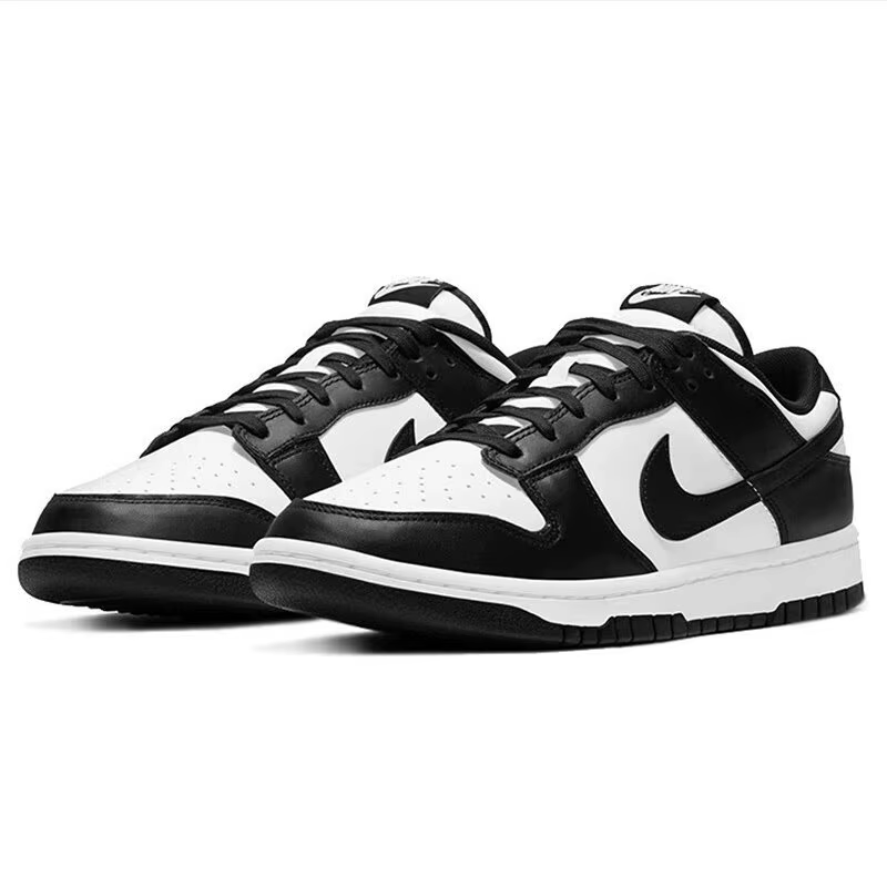 Nike Dunk Low DD1503-101 Baskets de skateboard décontractées noires et blanches pour femmes