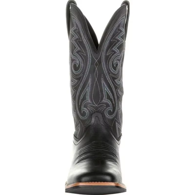 Hommes bottes mi-mollet Western Cowboy moto