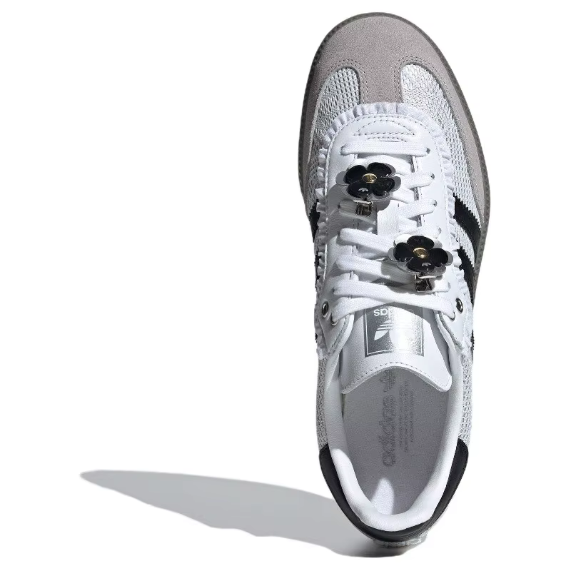 Adidas Originals SAMBA OG : Chaussures de skate basses légères pour femme Gris IH3371