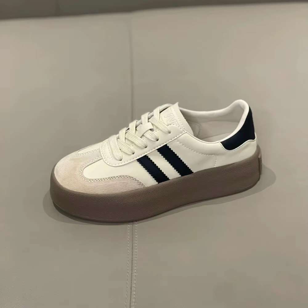 Chaussures de sport décontractées à semelle épaisse pour femme