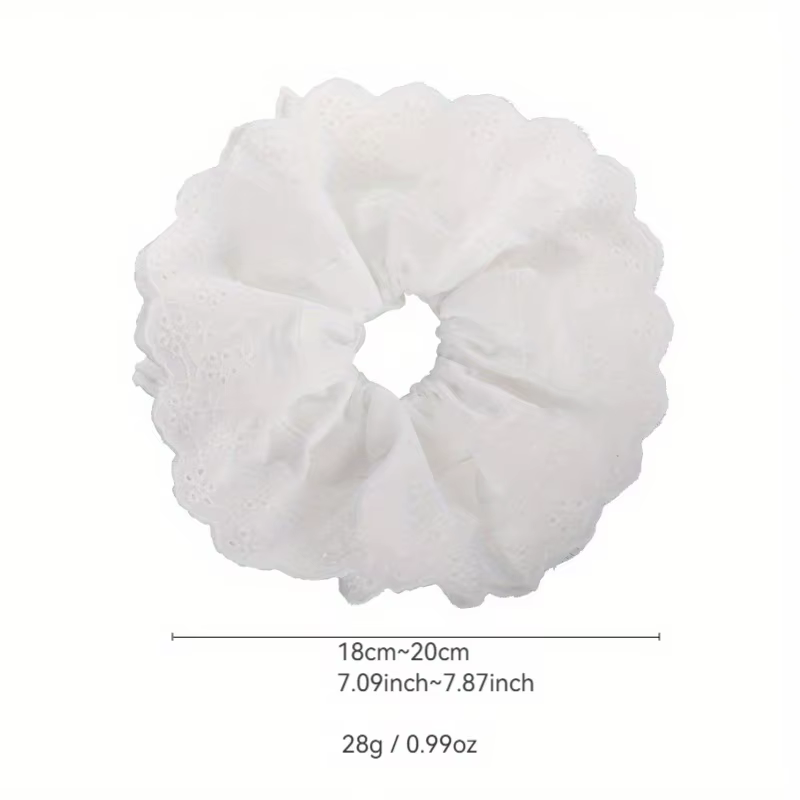Grand accessoire pour cheveux avec nœud en dentelle rouge et blanc pour petite amie – Parfait pour les cadeaux et les styles élégants.
