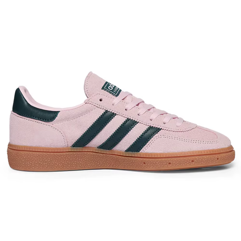Adidas Originals HANDBALL SPEZIAL daim bout rond à lacets baskets basses femme rose/noir IF6561