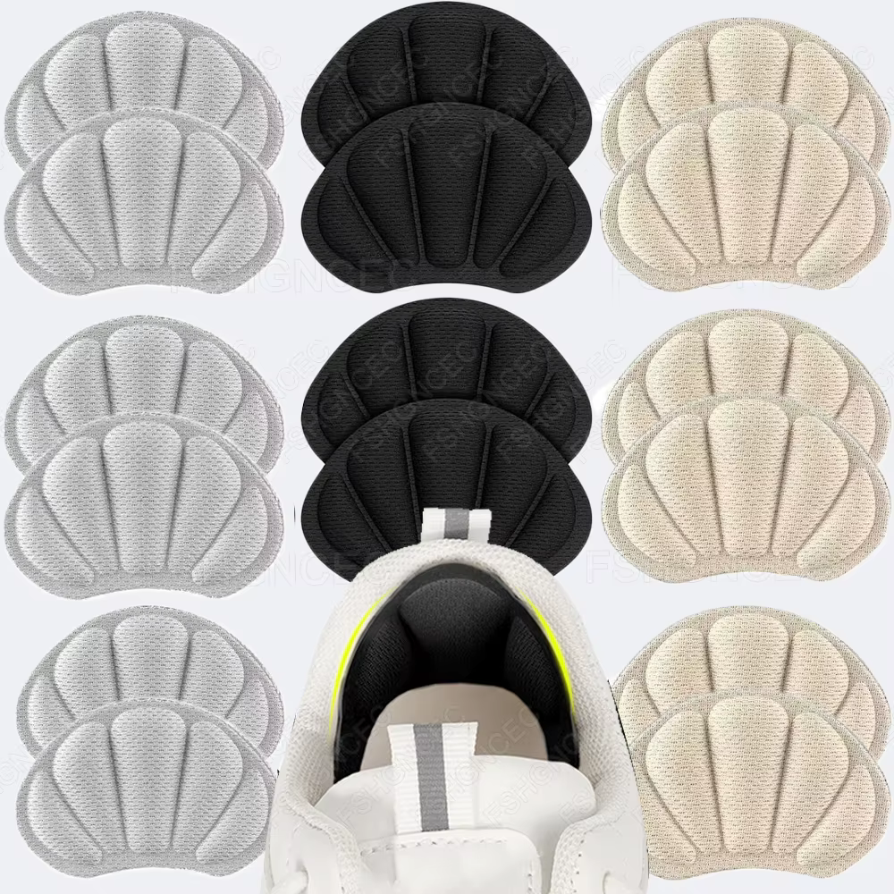 3 paires de coussinets de talon pour chaussures, Inserts de chaussures trop grandes pour chaussures amples, taille réglable, Patch de protection du talon, chaussures de sport, autocollant arrière