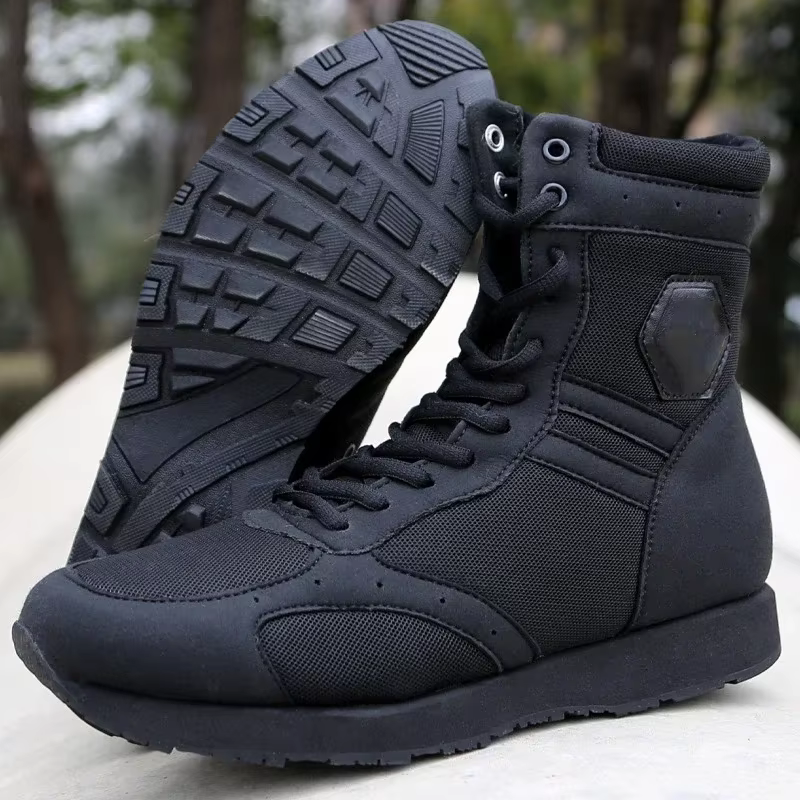 Chaussures de travail noires ultralégères pour hommes