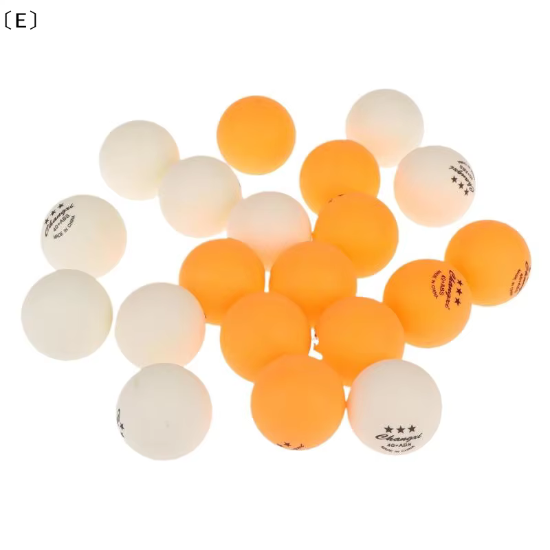 〔E〕10 balles de tennis de table d'entraînement 3 étoiles, de bonne qualité, pour la compétition, rondes, ferme et à rebond stable