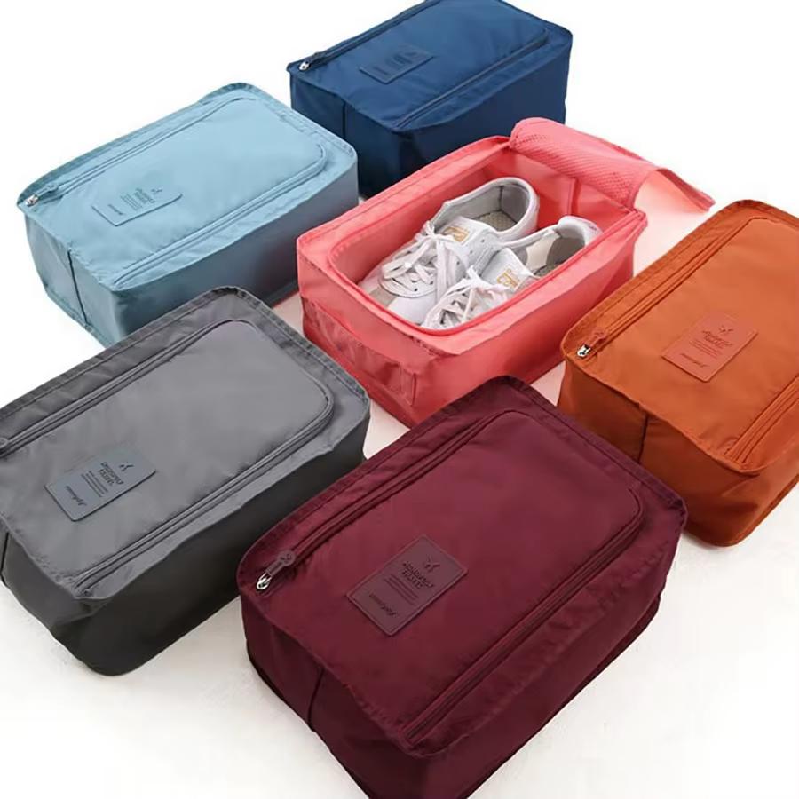 Sacs à chaussures portables de voyage multifonctionnels, imperméables, pliables, grande capacité, organiseur de rangement pour chaussures