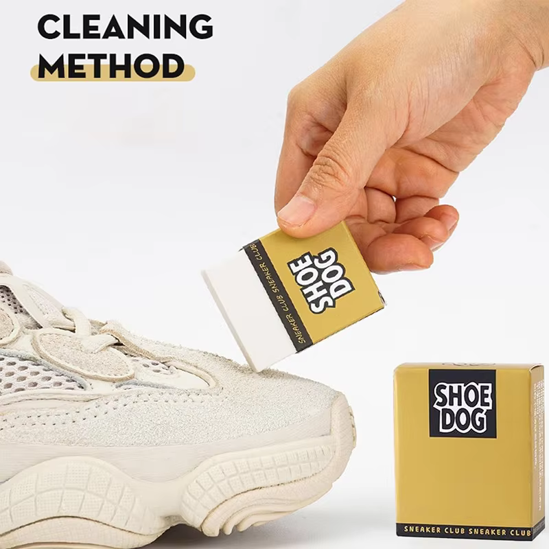 Gomme pour le nettoyage des chaussures