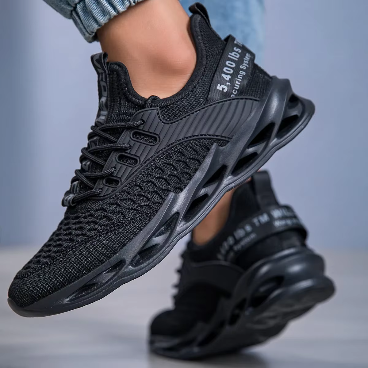 ELUVA baskets pour hommes confortable léger respirant chaussures de sport homme