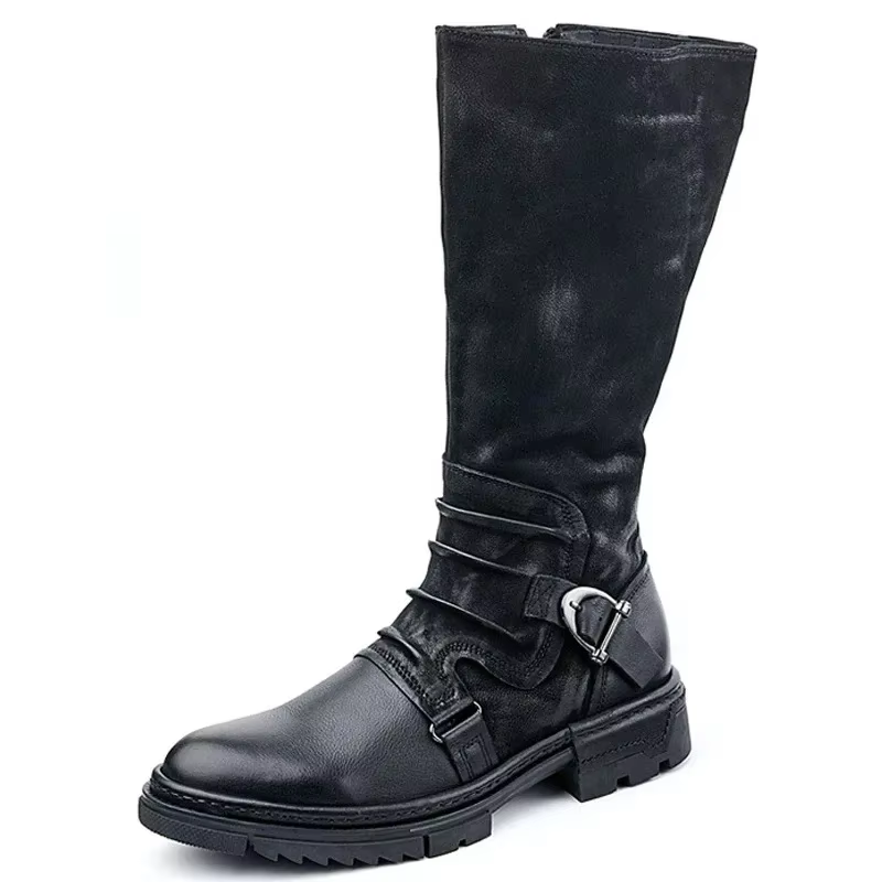 Chaussures rétro médiévales en cuir PU pour hommes