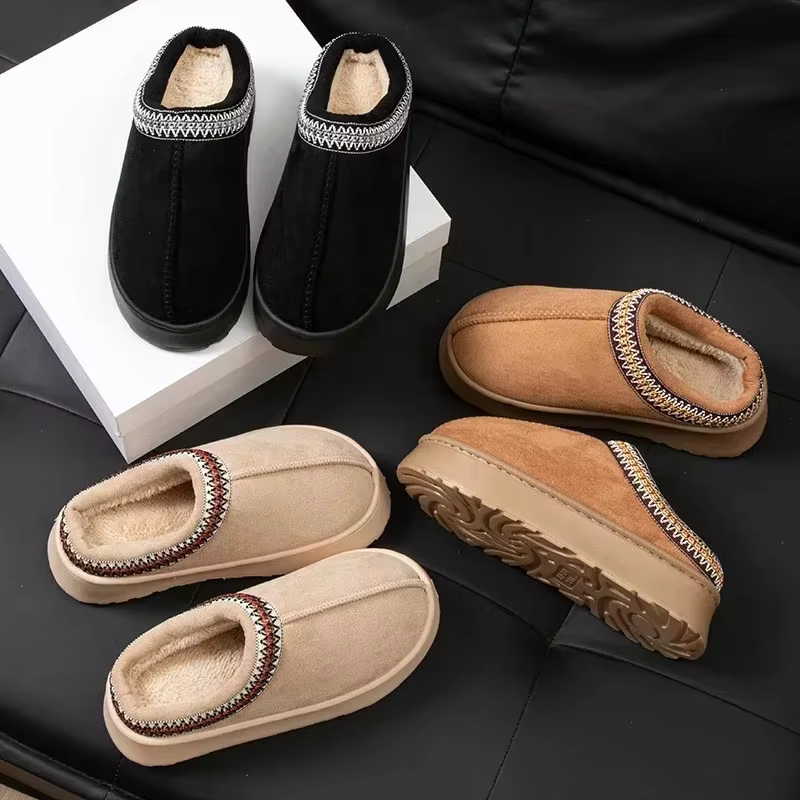 Pantoufles d'hiver chaudes pour femmes