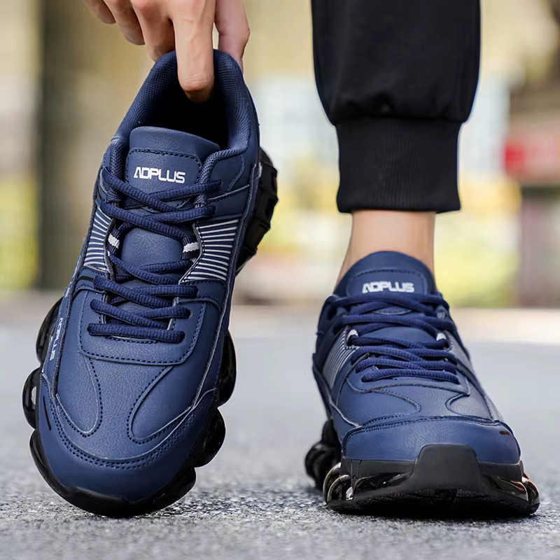 Baskets Chunky Tendance pour Hommes Grandes Tailles 39-48 Automne Hiver Respirantes en Maille Amortissantes Chaussures de Sport et Course en Extérieur