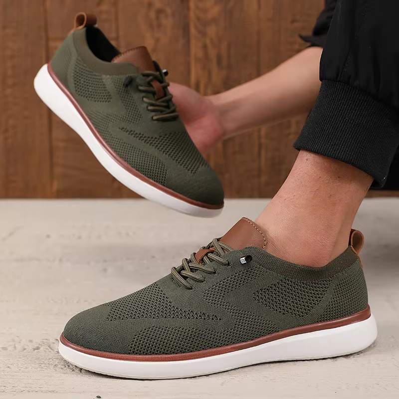 Chaussures de sport pour hommes à la mode Avant Garde maille tricotée respirant apparence tendance