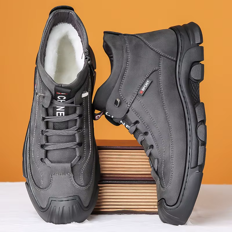 Bottes en cuir Pu hommes printemps chaussures hautes décontractées