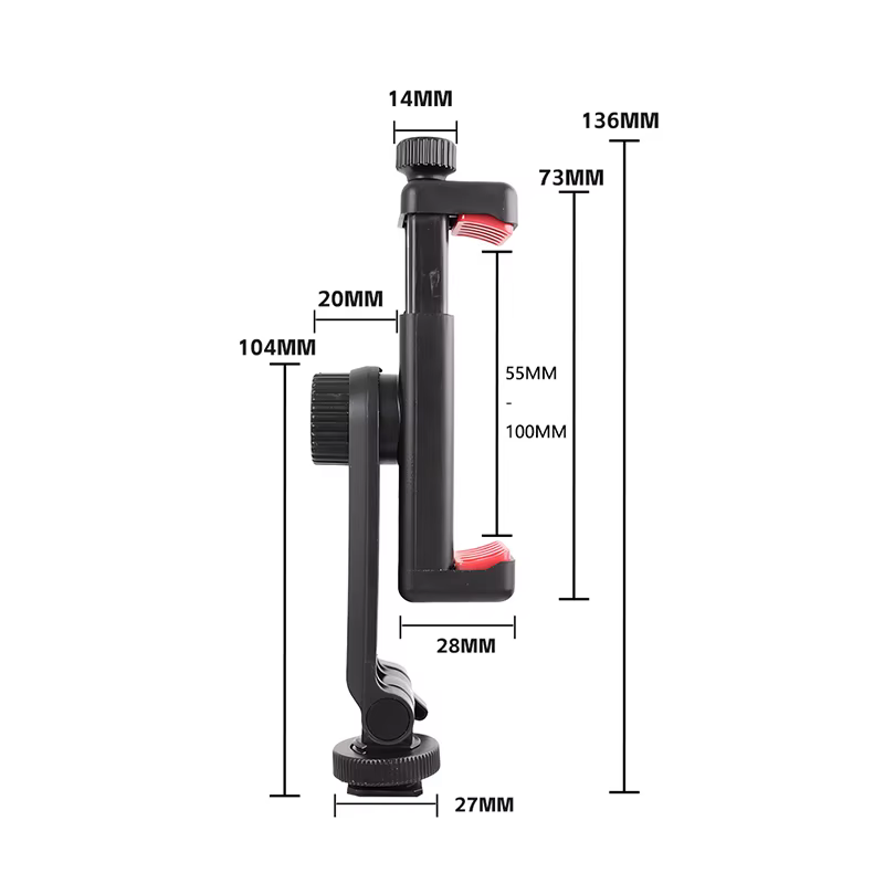 Support de trépied pour appareil photo, chaussure chaude pour téléphone portable, adaptateur de chaussure froide pour Iphone Samsung, accessoires de photographie