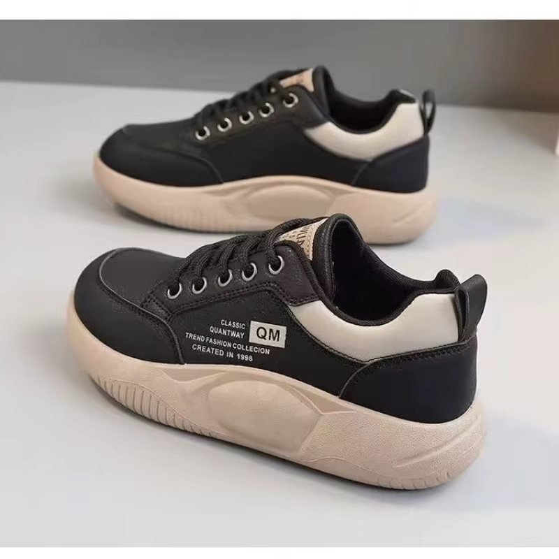 Baskets plateforme color block pour femmes