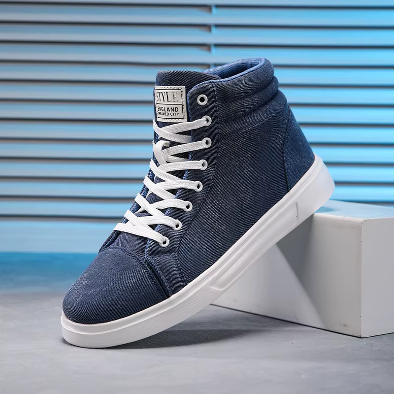 Chaussures de marche montantes en cuir confortables pour hommes