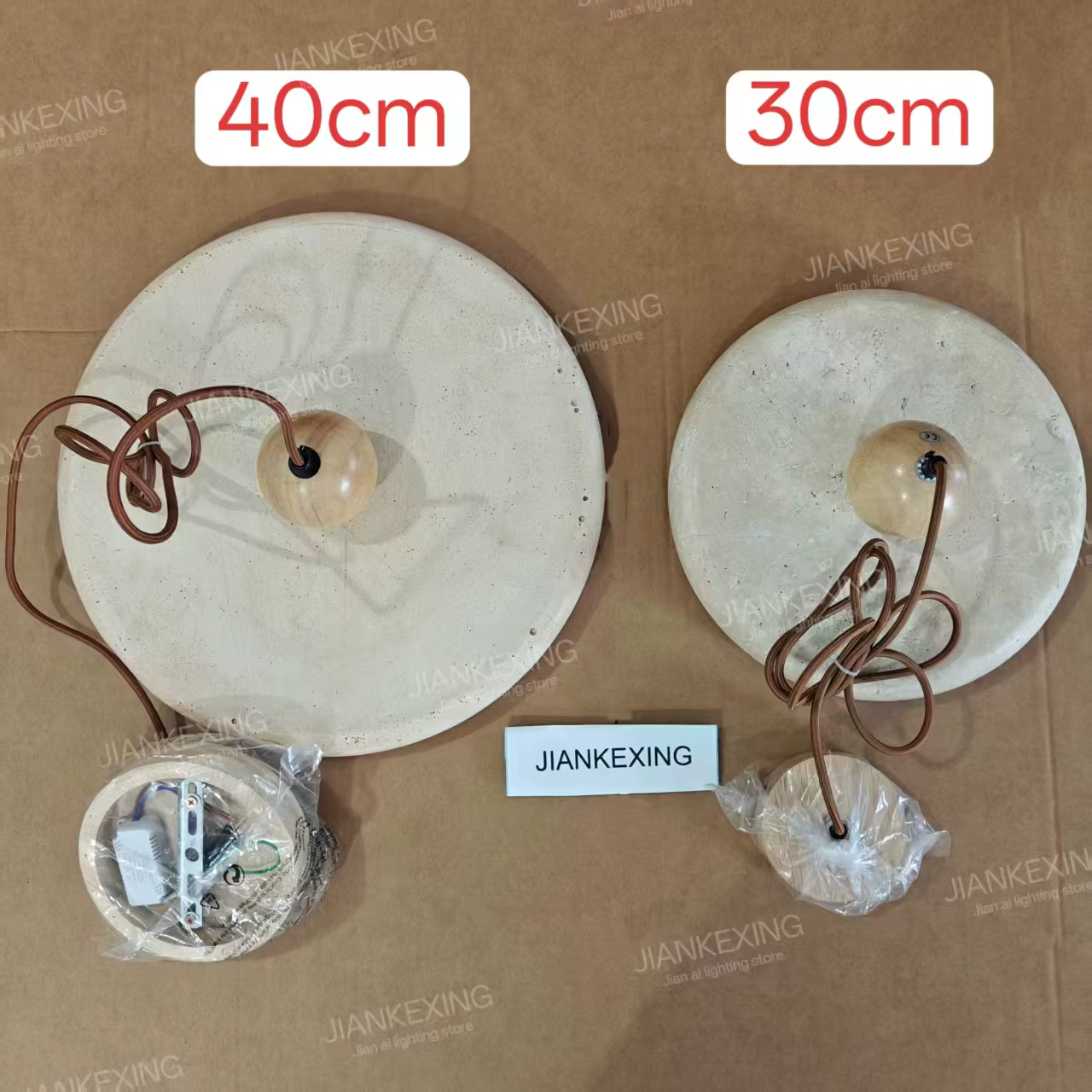 Luminaires suspendus LED en pierre naturelle de style vintage Wabi Sabi, créatifs et élégants, pour la décoration intérieure de la chambre à coucher, lustre