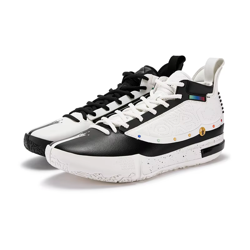 361 degrés Joker 1 hommes chaussures de basket-ball Combat résistant à l'usure rebond anti-dérapant Performance Stable baskets hautes 672541101F