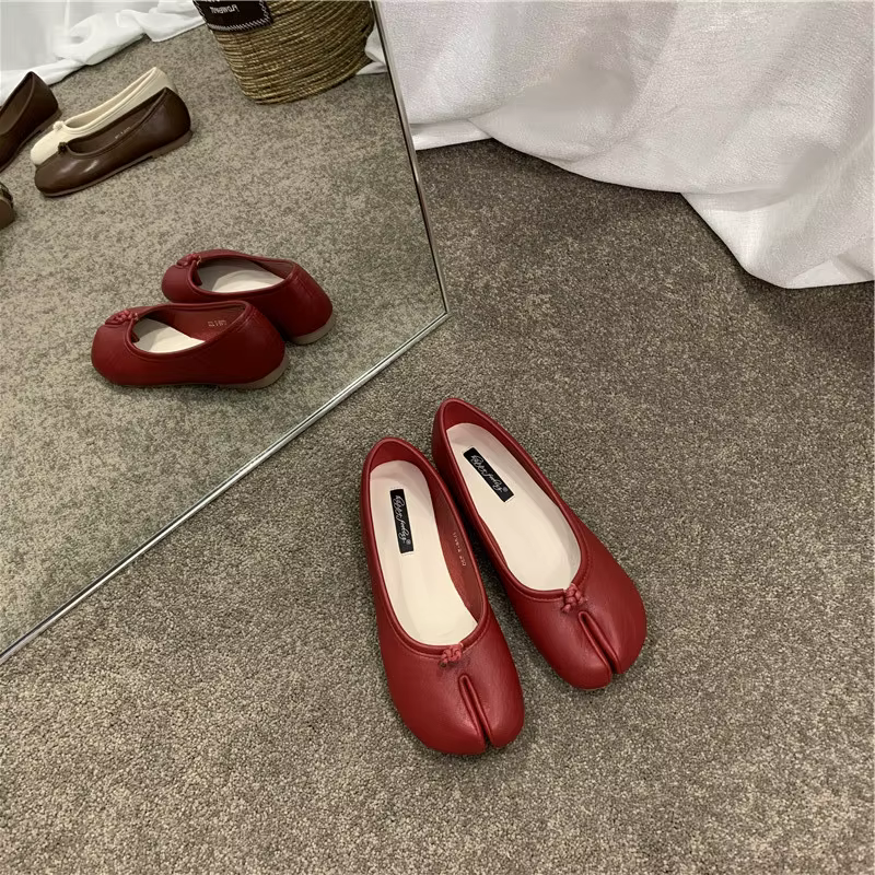 Chaussures de style japonais Tabi Ninja pour femmes