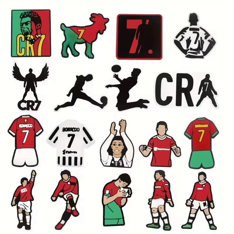 Nouveauté en promotion : Breloques de chaussures série Football