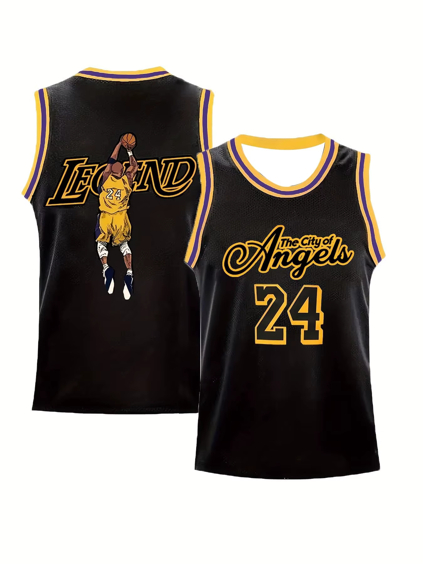 Maillot de basketball - Base blanche, numéro bleu, sans manches, design premium, vêtements d'équipe pour les fans, la famille, les enfants, t-shirts tendance, séchage rapide