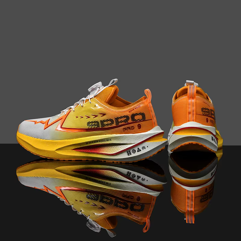 Chaussures de course en carbone avec maille respirante pour étudiants