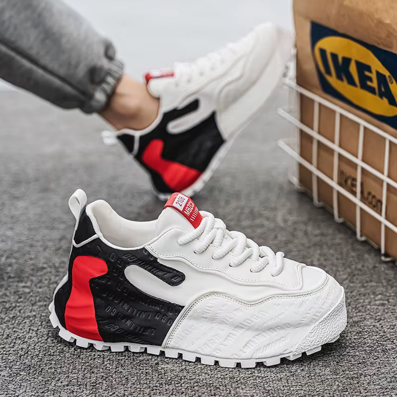 Nouvelles Chaussures de Sport Classiques à Plateforme pour Hommes