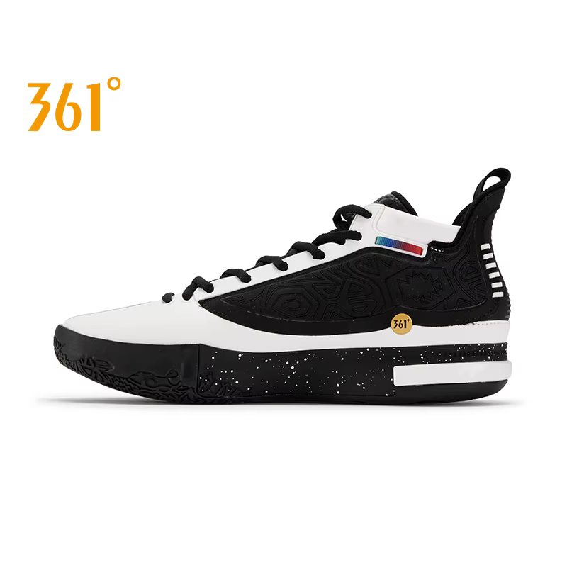 361 degrés Joker 1 hommes chaussures de basket-ball Combat résistant à l'usure rebond anti-dérapant Performance Stable baskets hautes 672541101F