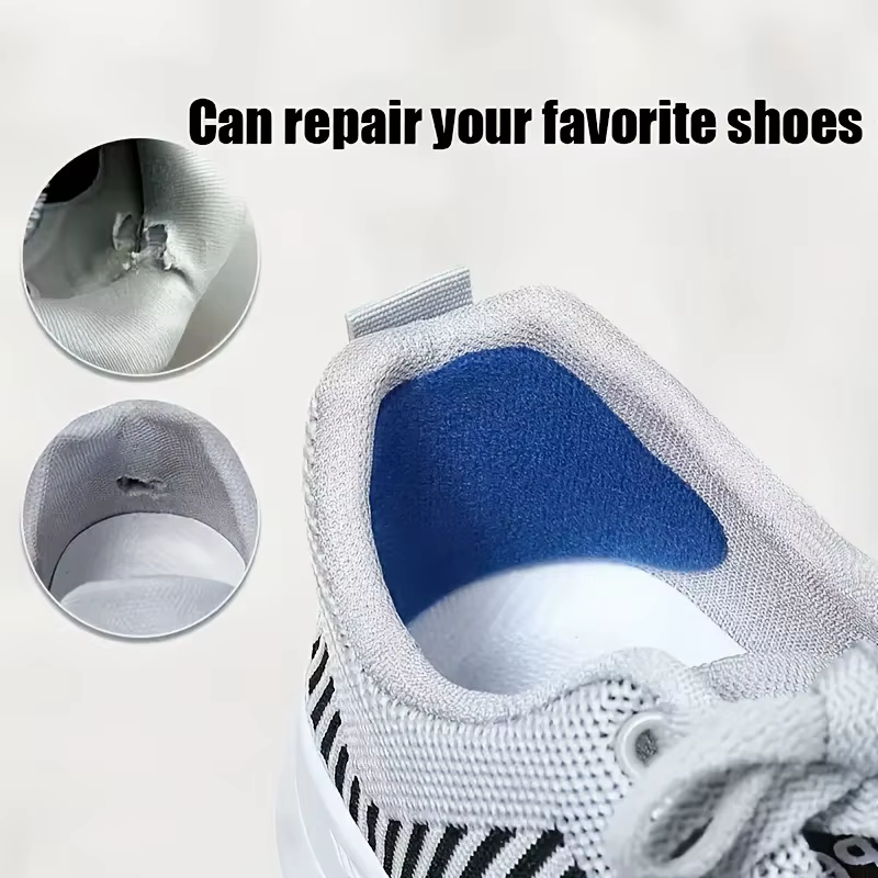 6 pièces de patchs de réparation pour talons de baskets