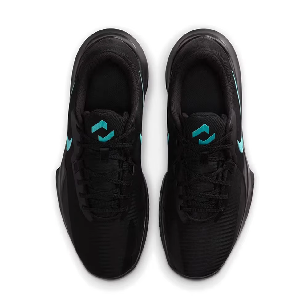 Nike Precision 6 Chaussures de basket-ball basses confortables et polyvalentes pour hommes en noir IO7605-040
