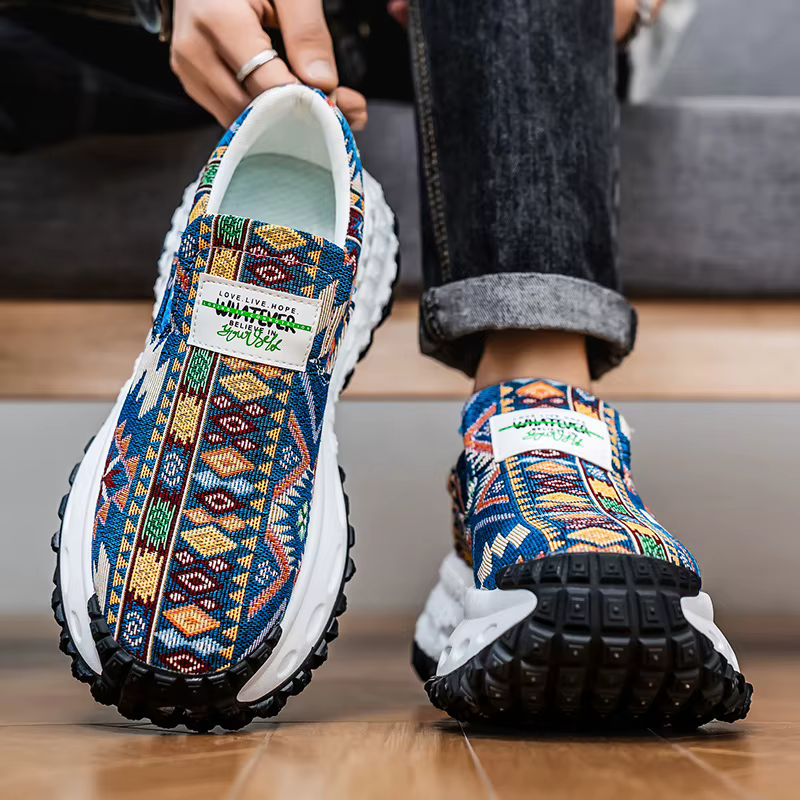 Baskets à plateforme de mode pour hommes