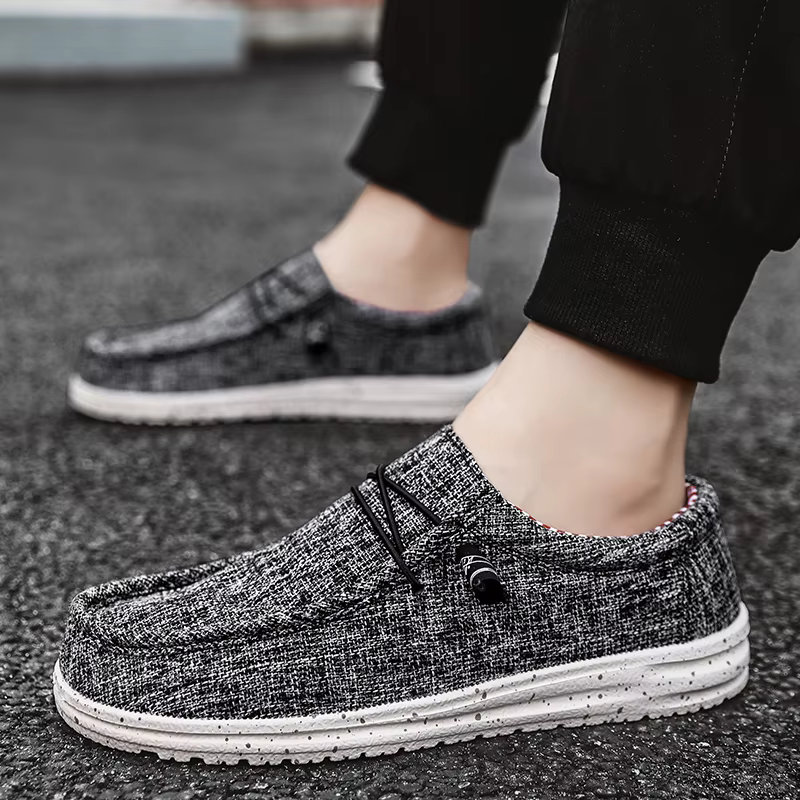 Marque hommes chaussures décontractées mode Denim toile