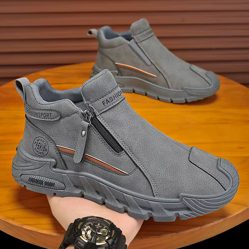 Chaussures de sport décontractées montantes pour hommes