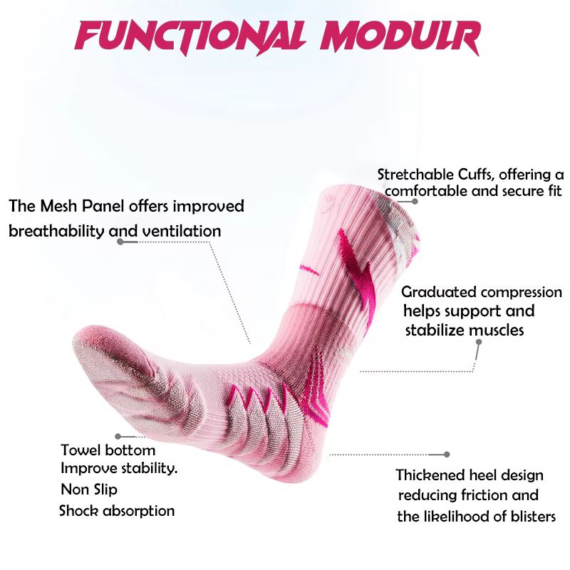 Chaussettes athlétiques pour hommes avec rembourrage plus épais